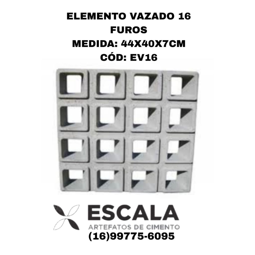 Utilizados na arquitetura para permitir a passagem de luz e ventilação, dividindo espaços de forma elegante e funcional. Feitos de concreto ou cerâmica, eles adicionam um toque de modernidade à decoração.