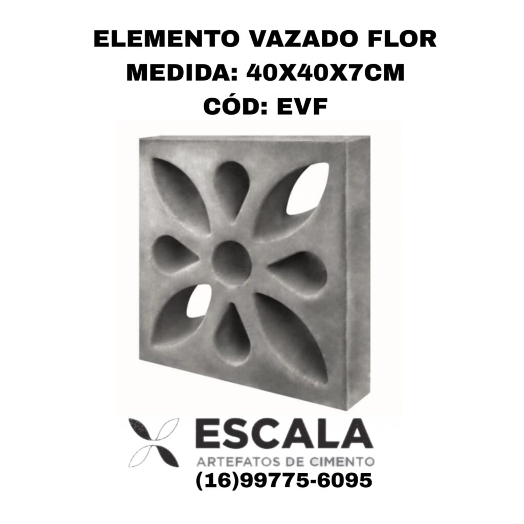 Utilizados na arquitetura para permitir a passagem de luz e ventilação, dividindo espaços de forma elegante e funcional. Feitos de concreto ou cerâmica, eles adicionam um toque de modernidade à decoração.