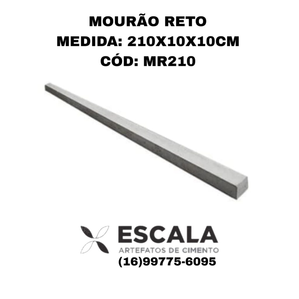 Utilizado na construção de cercas em áreas residenciais, industriais e rurais. Fabricado com concreto de alta resistência, ele oferece durabilidade e estabilidade, suportando condições climáticas adversas e impactos.